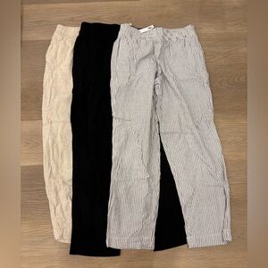 OLD NAVY LINEN BLEND PANT (3‎ pairs)